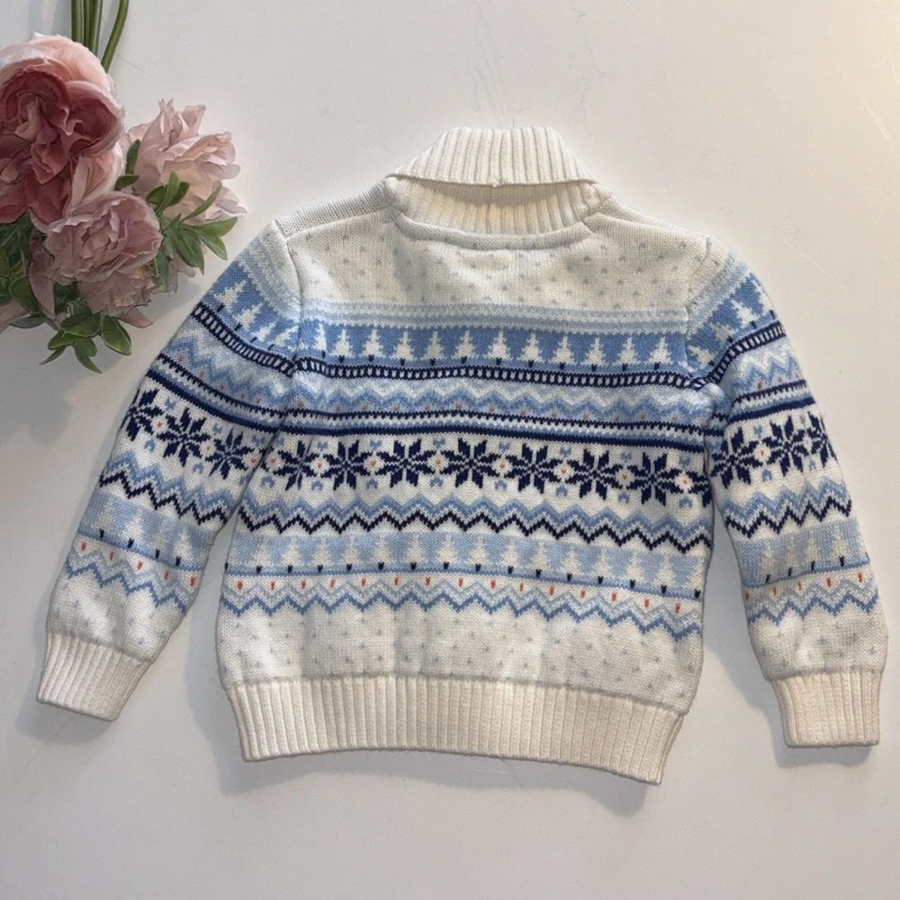 Gymboree intarsia snowflake